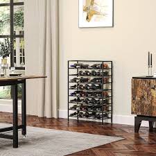 Étagère à Vin HOMCOM - Rack à Bouteilles Élégant
